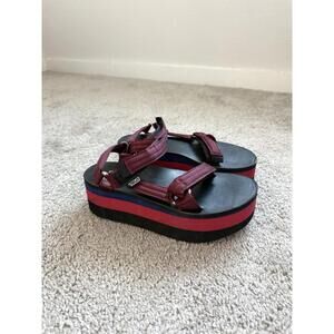 Teva x Opening Ceremony Platform Sandals Chunky Strap Festival Retro Sz 8